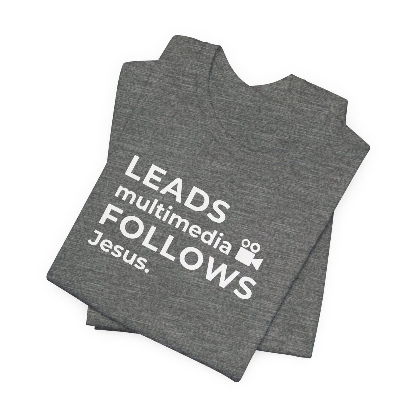 Leads Multimedia Follows Jesus | T-Shirt