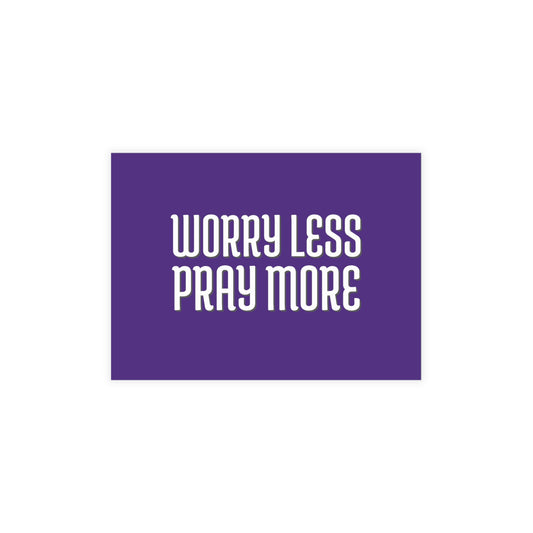 Worry Less Pray More | Postcard Bundle with Envelopes