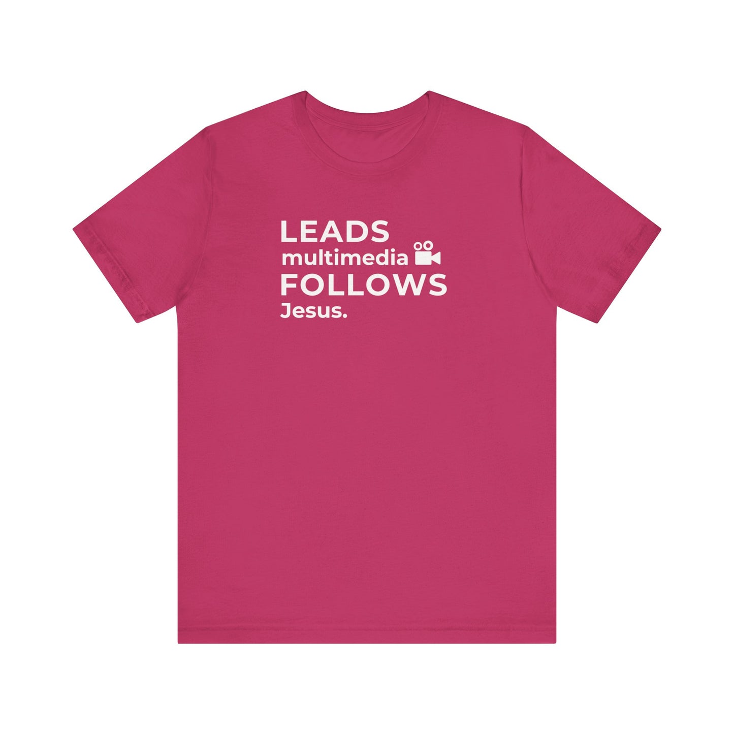 Leads Multimedia Follows Jesus | T-Shirt