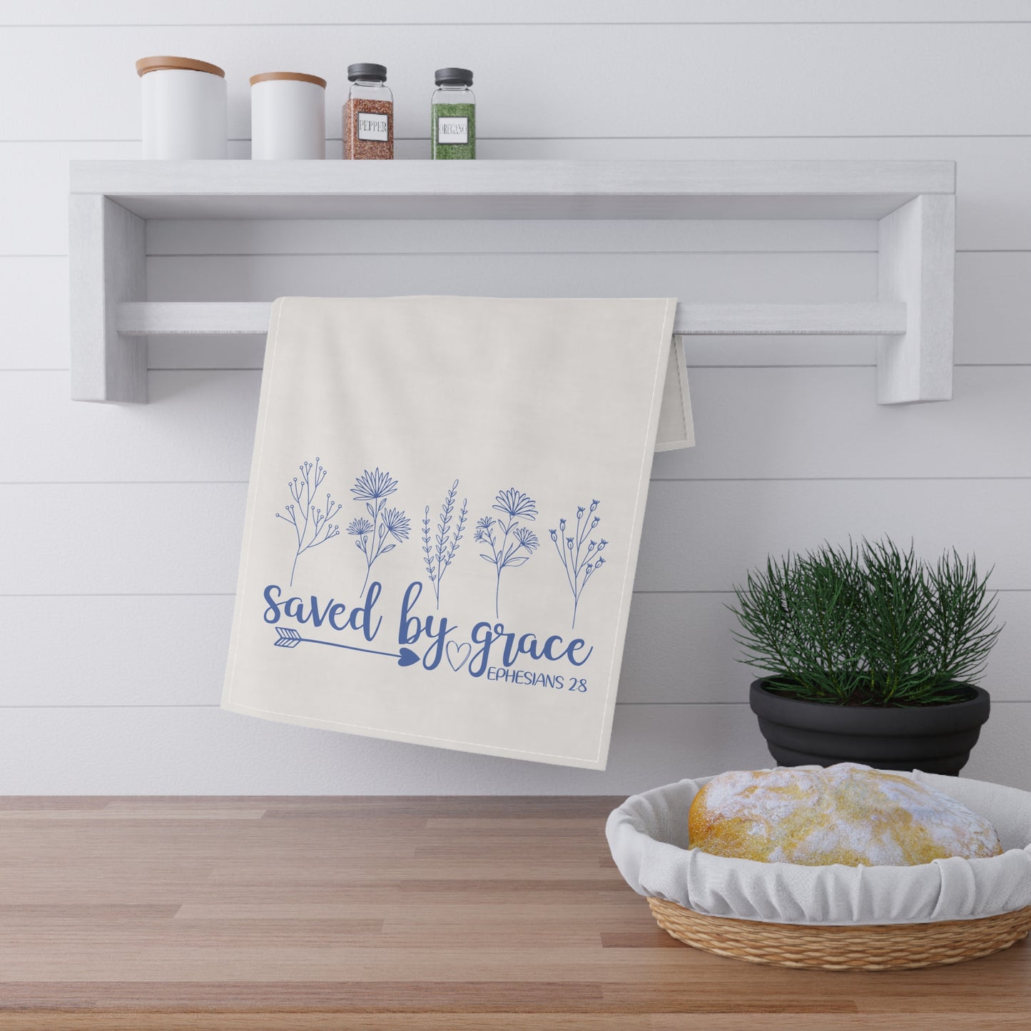 Saved By Grace | Kitchen Towel