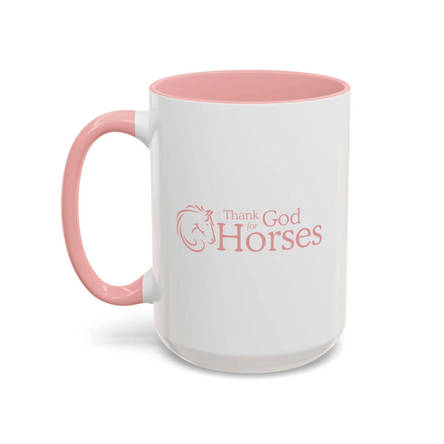 Thank God for Horses | Large Color Accent Mug