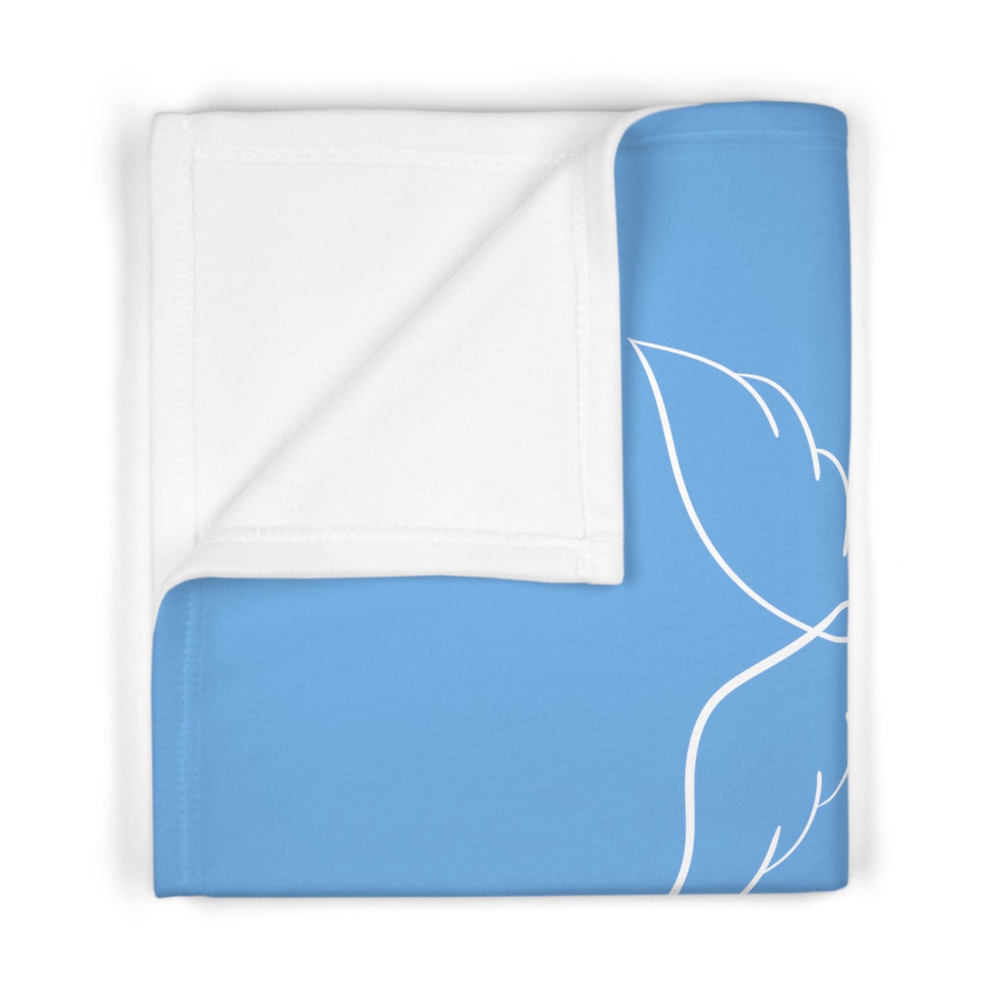 Angels Danced the Day You Were Born | Baby Blanket (Blue)