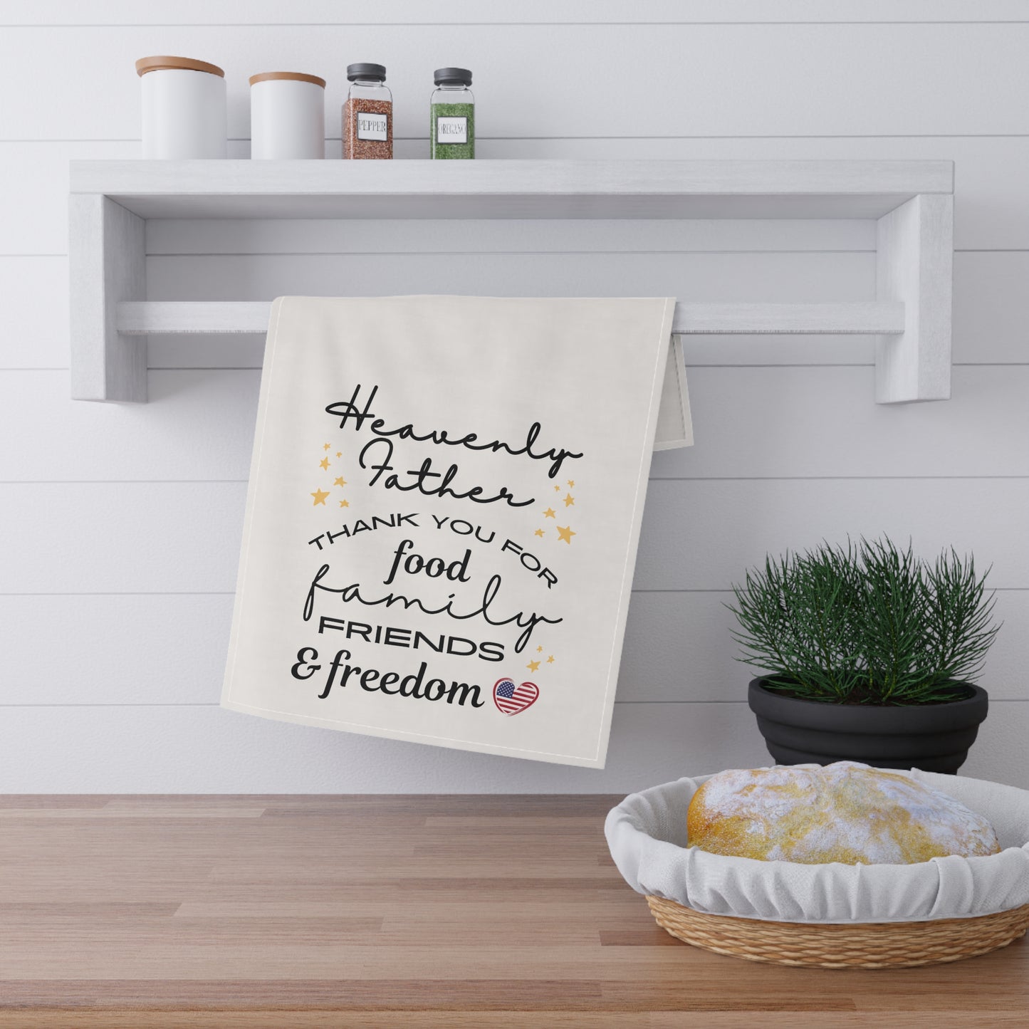 Heavenly Father Thank You (USA) | Kitchen Towel