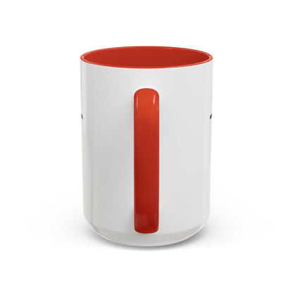 Simple Cross | Large Color Accent Mug