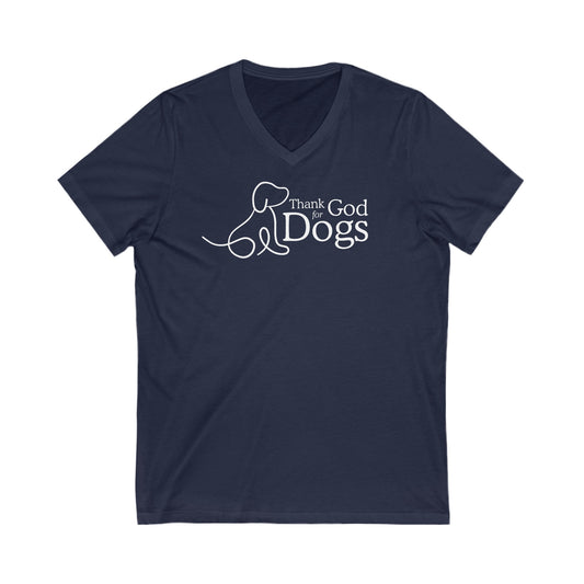 Thank God for Dogs | V-Neck T-Shirt