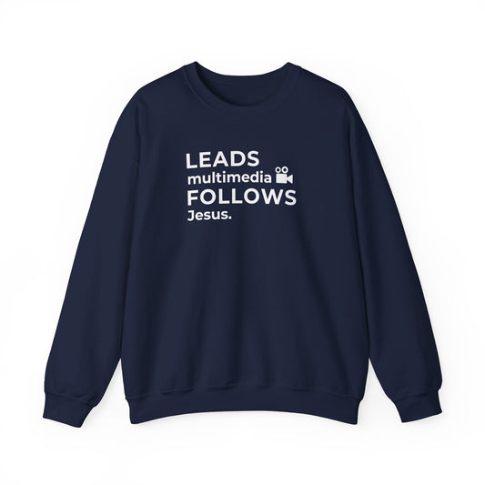 Leads Multimedia Follows Jesus | Sweatshirt