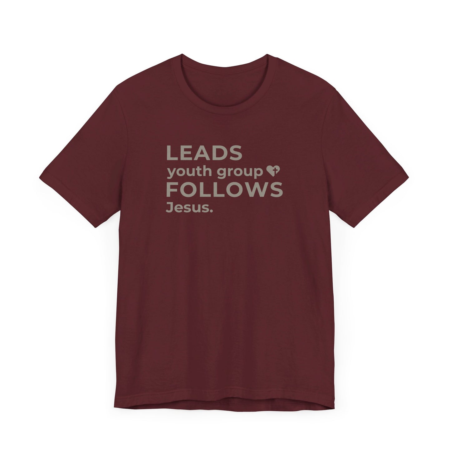 Leads Youth Group Follows Jesus | T-Shirt