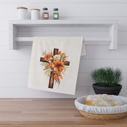 Floral Autumn Cross | Kitchen Towel