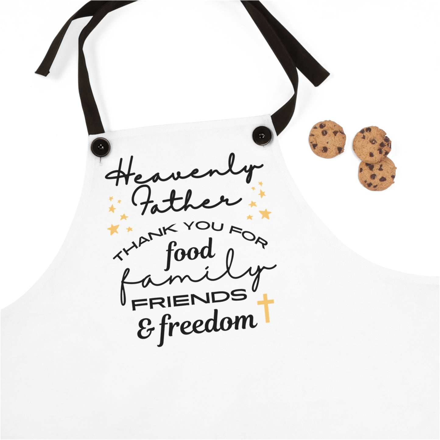 Heavenly Father Thank You (Cross) | Apron