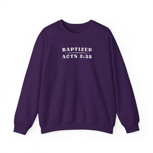 Baptized - Acts 2:38 | Sweatshirt