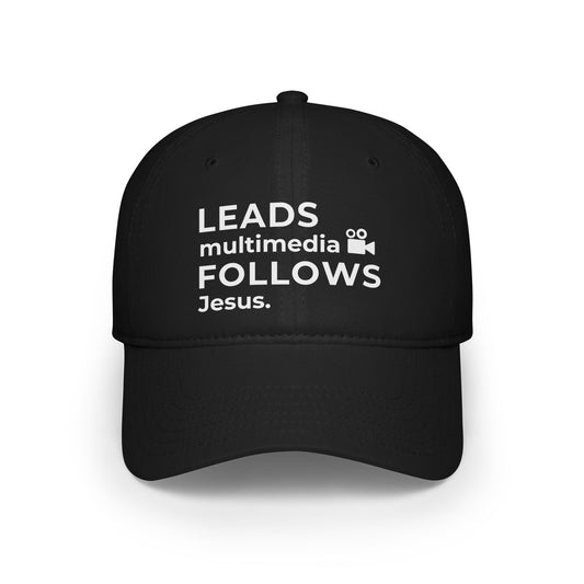 Leads Multimedia Follows Jesus | Baseball Cap