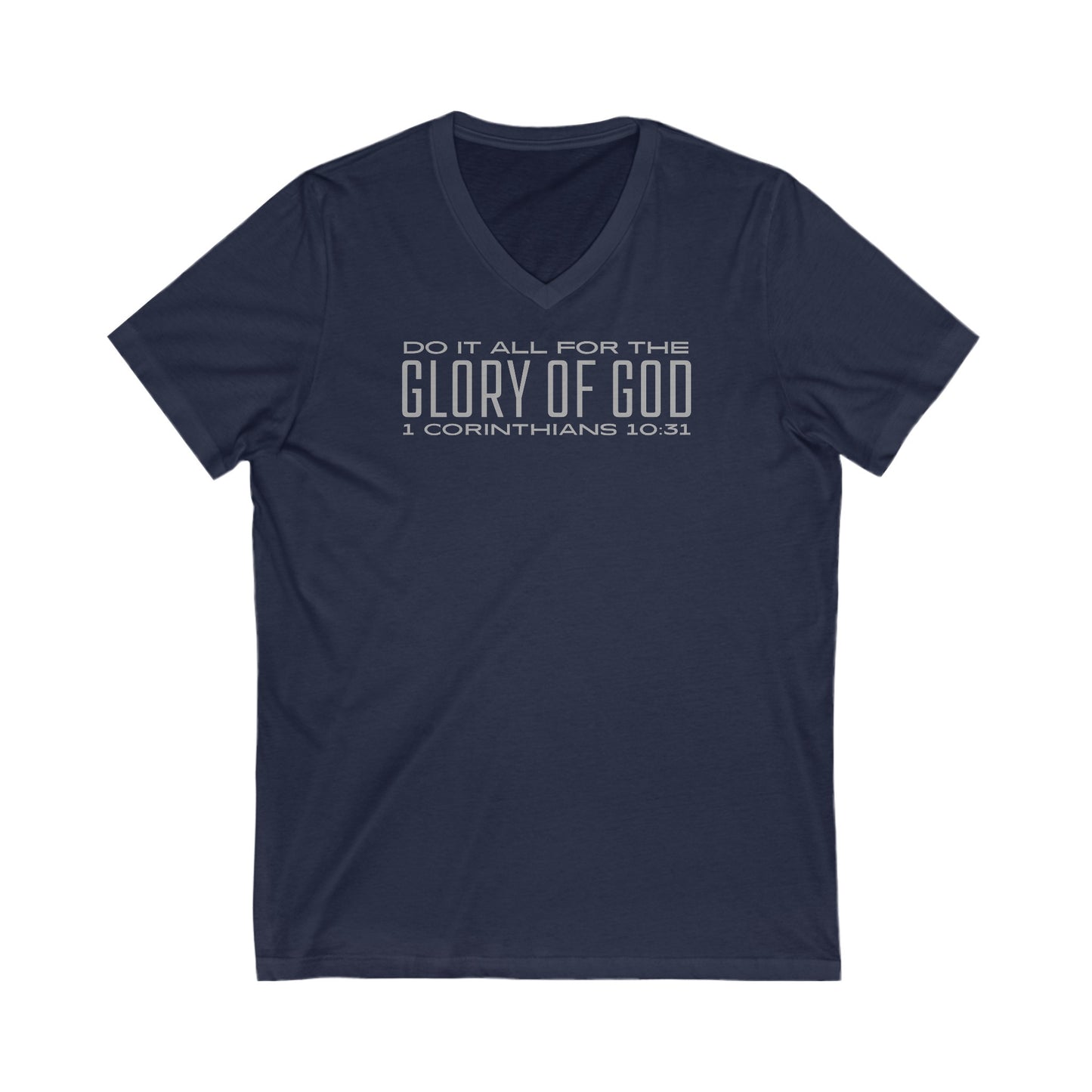 Do It All for the Glory of God | V-Neck T-Shirt