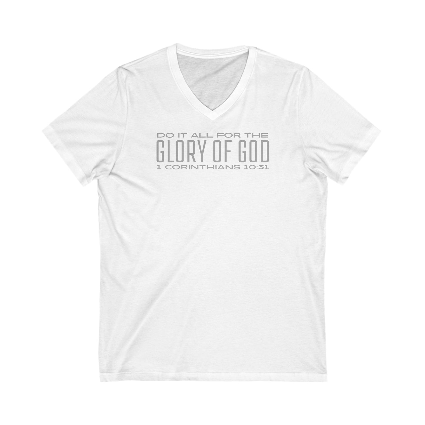 Do It All for the Glory of God | V-Neck T-Shirt