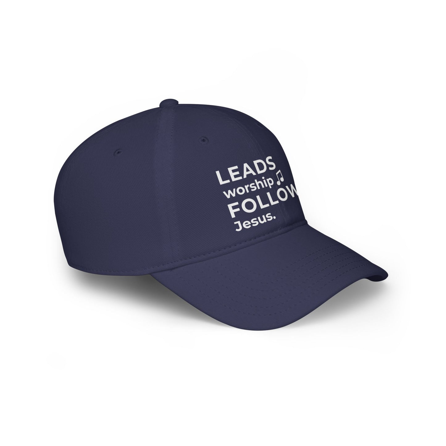 Leads Worship Follows Jesus | Baseball Cap