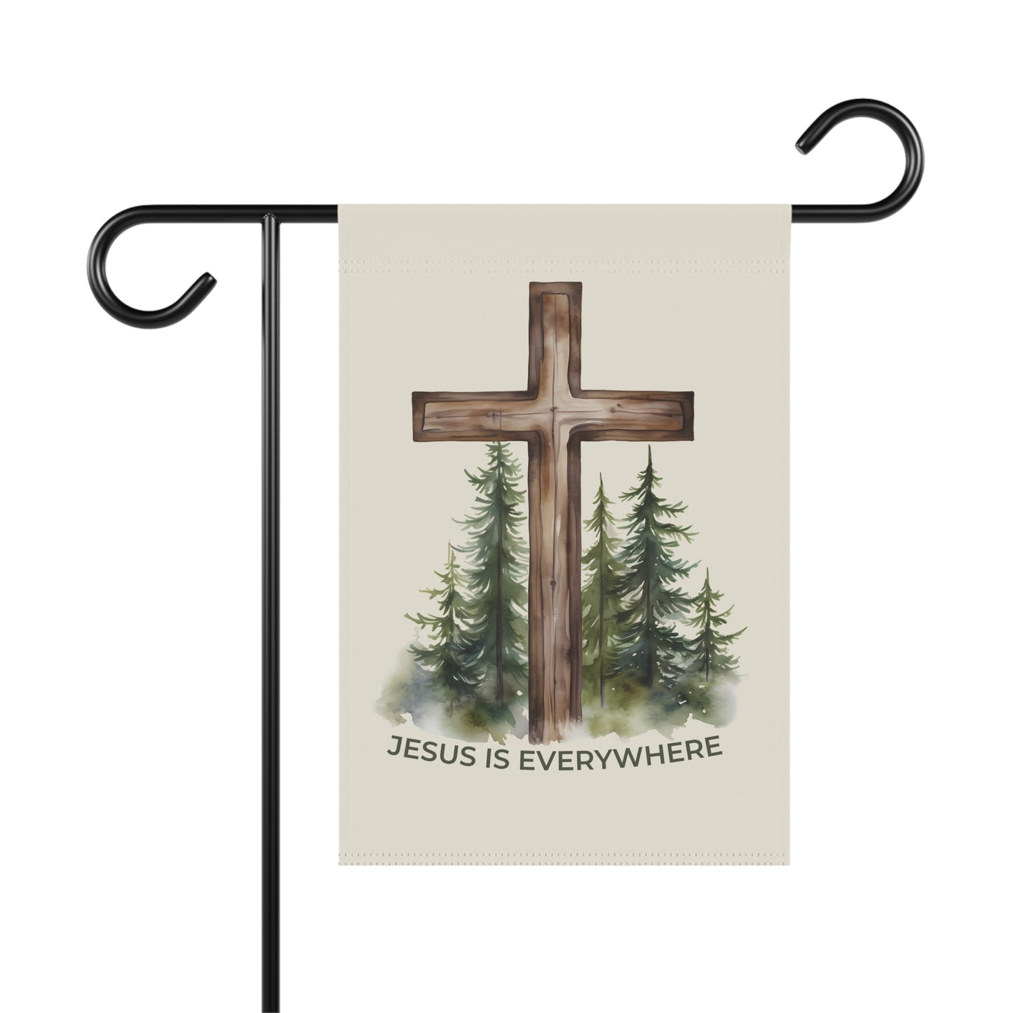 Jesus is Everywhere | Garden Flag