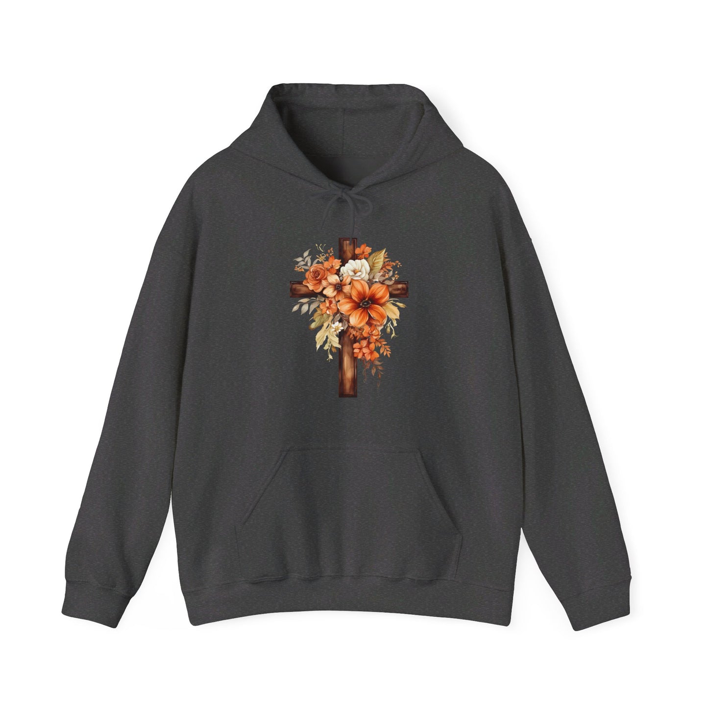 Floral Autumn Cross | Hoodie