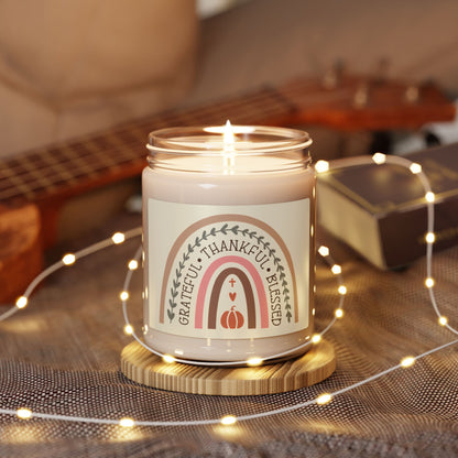 Grateful Thankful Blessed | Soy Candle