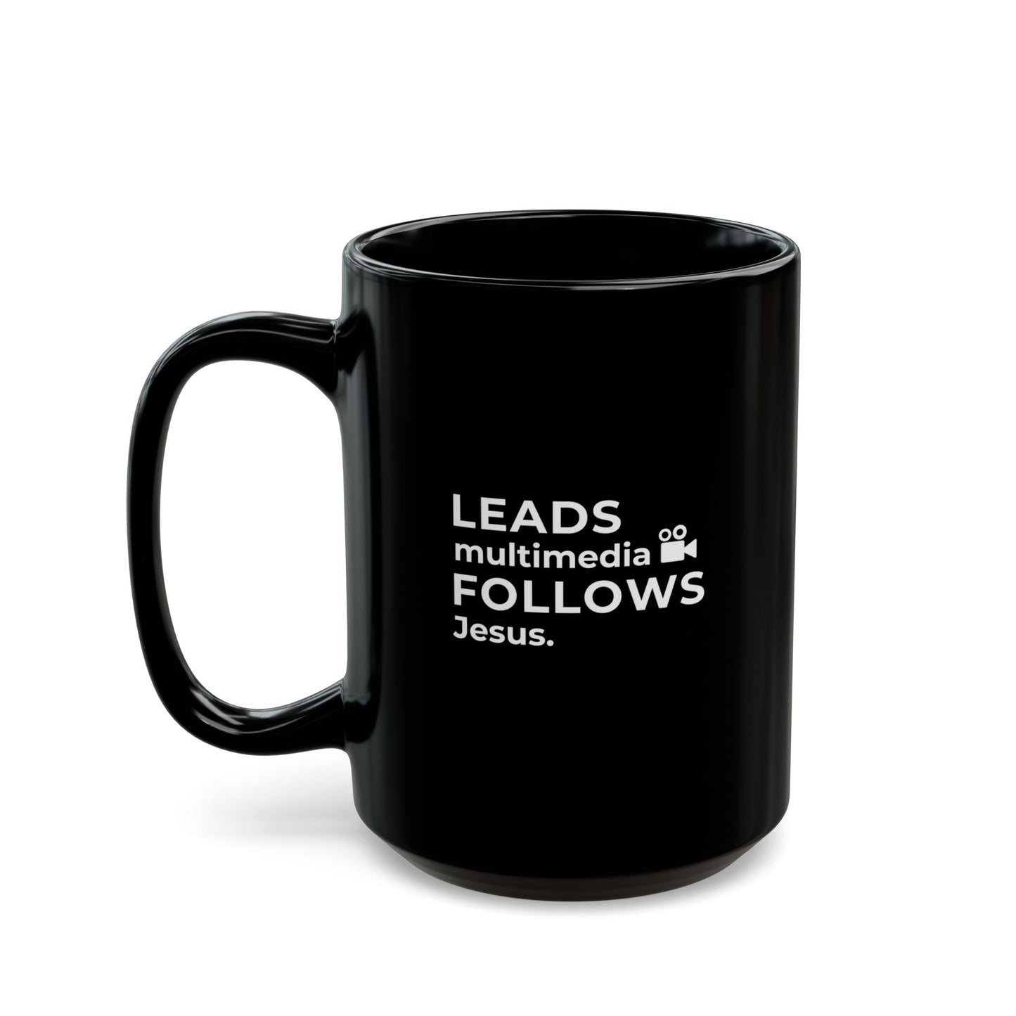 Leads Multimedia Follows Jesus | Large Ceramic Mug