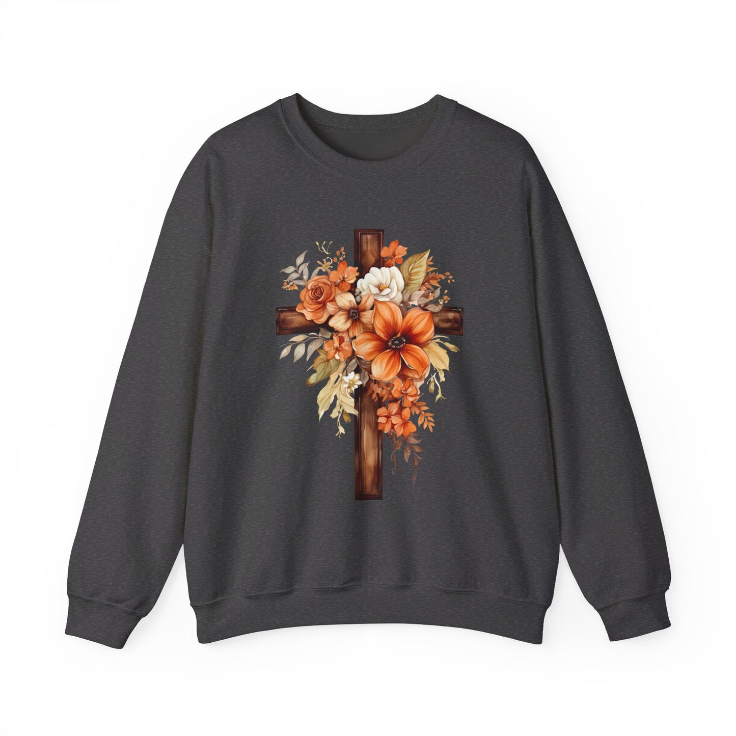 Floral Autumn Cross | Sweatshirt