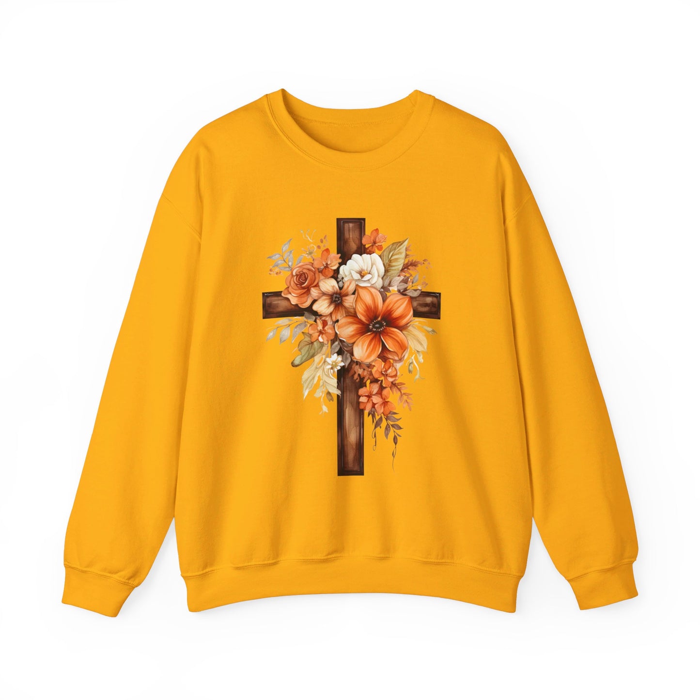 Floral Autumn Cross | Sweatshirt