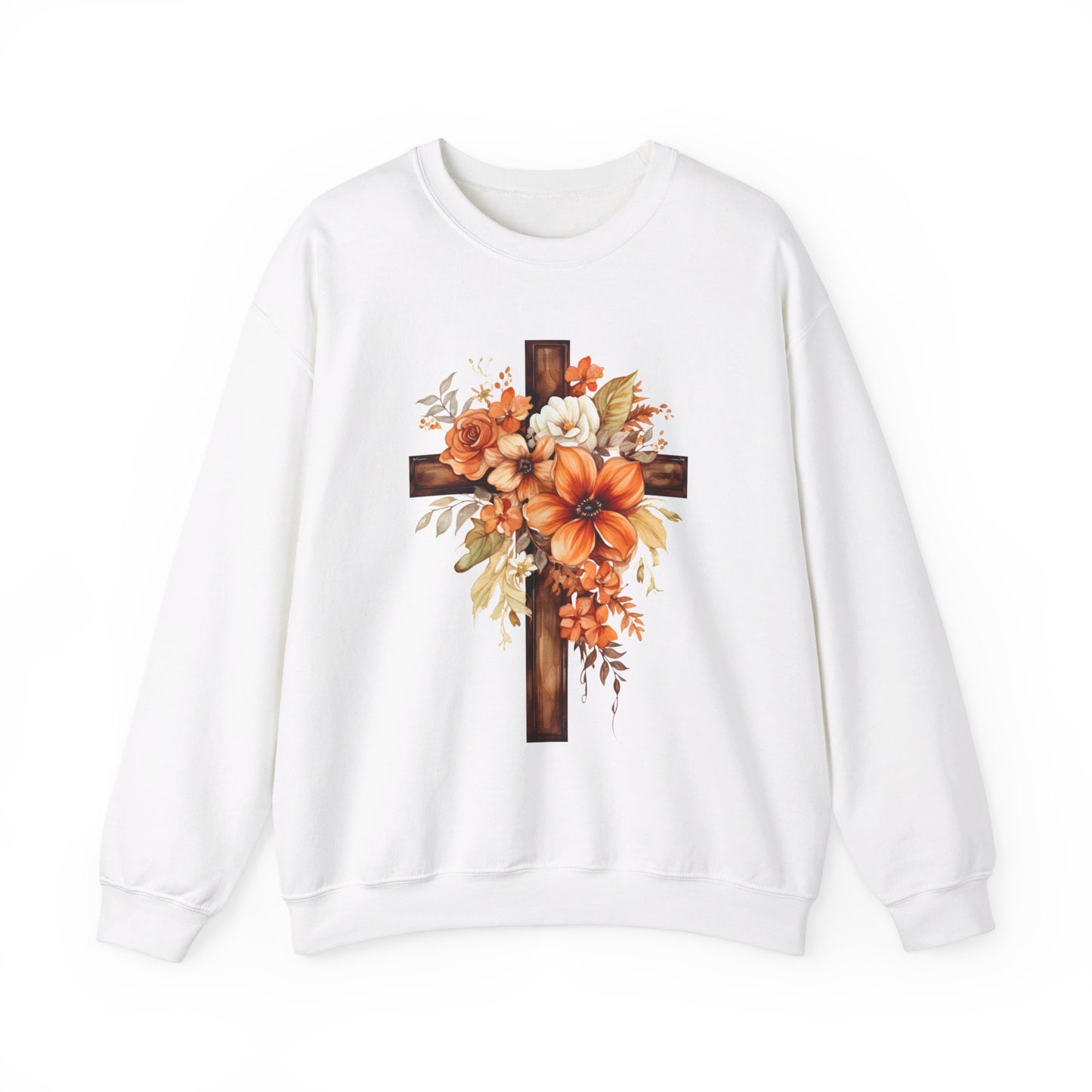 Floral Autumn Cross | Sweatshirt