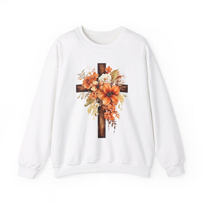 Floral Autumn Cross | Sweatshirt