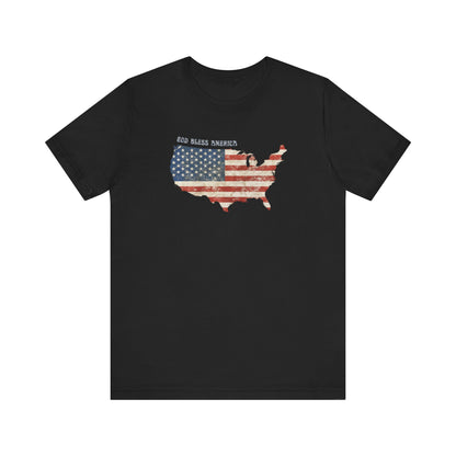 God Bless America (Rough) | T-Shirt