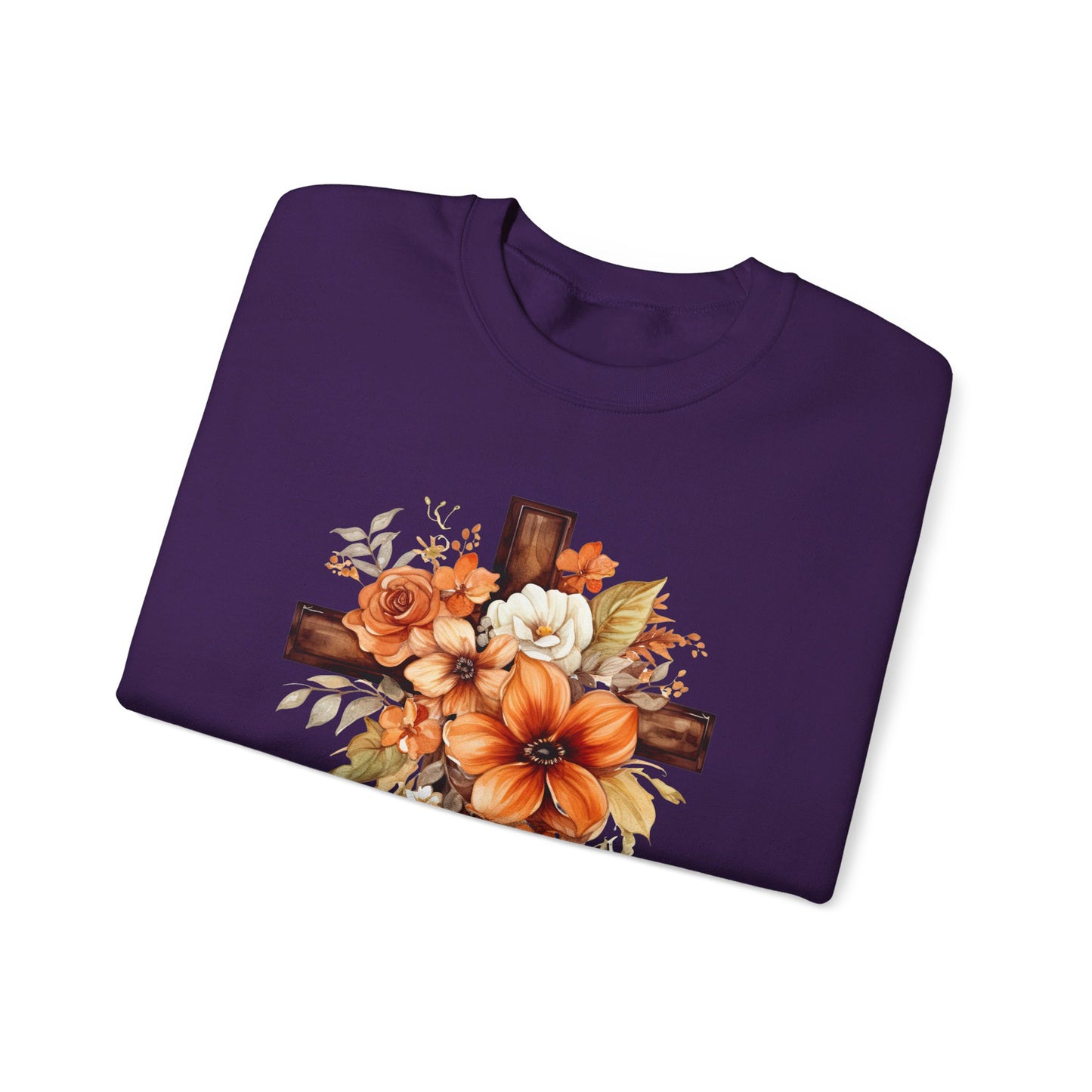 Floral Autumn Cross | Sweatshirt