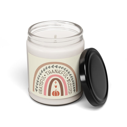 Grateful Thankful Blessed | Soy Candle