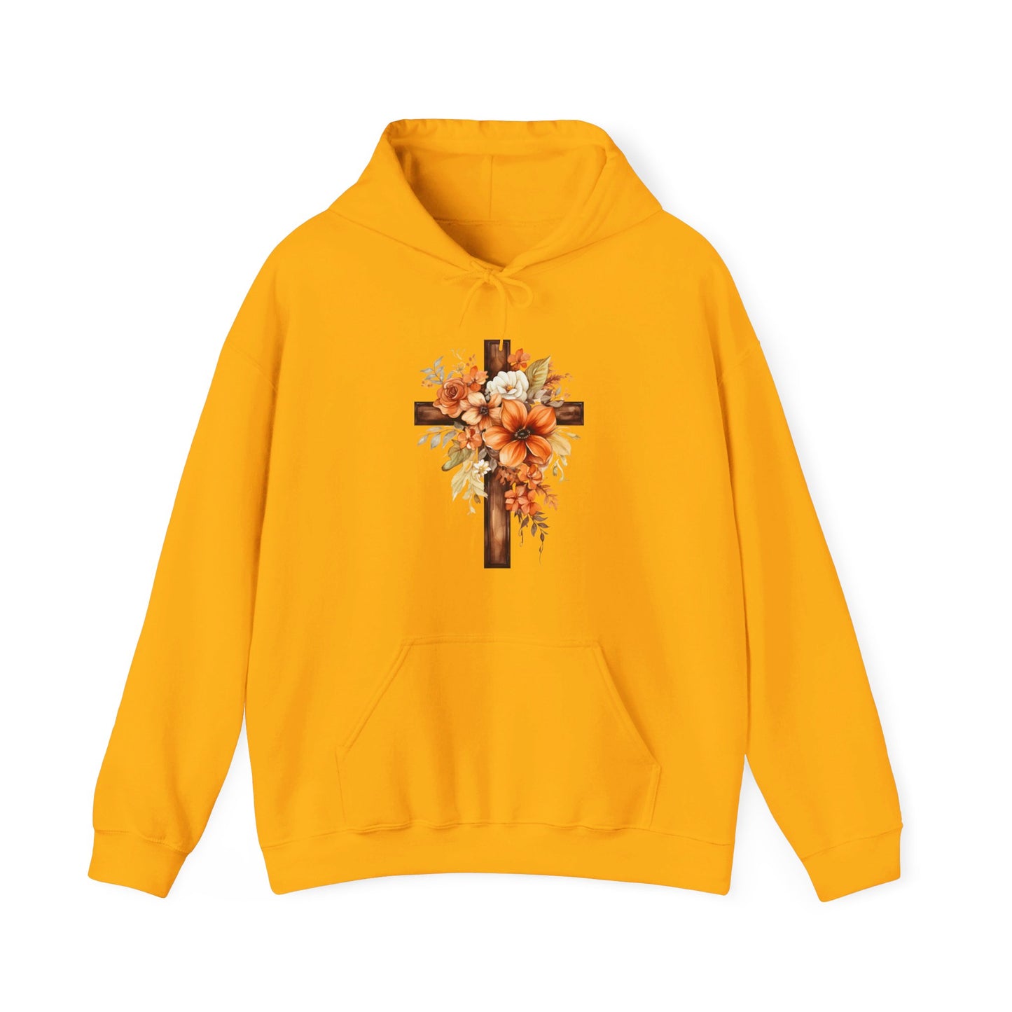 Floral Autumn Cross | Hoodie