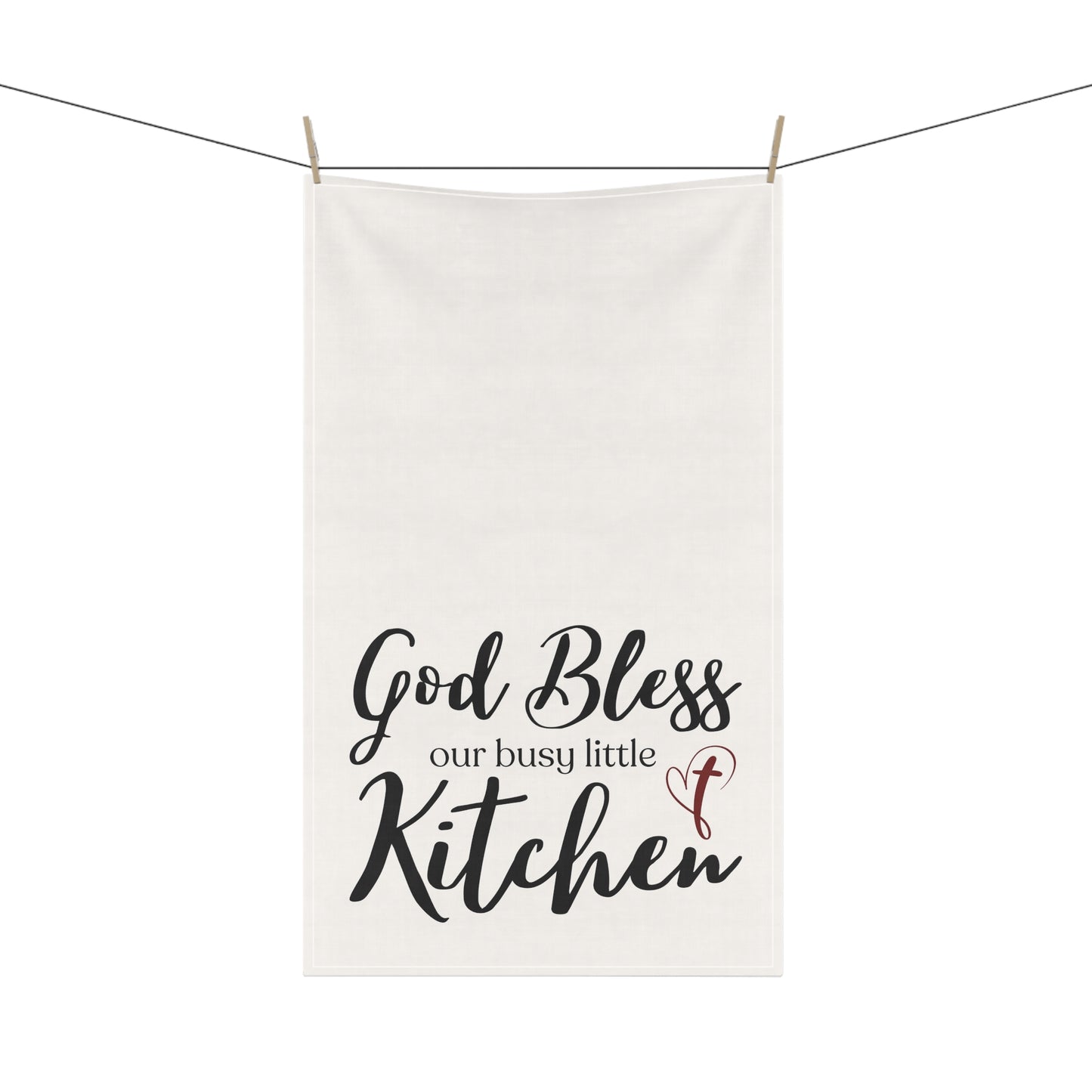 God Bless Our Busy Little Kitchen | Kitchen Towel