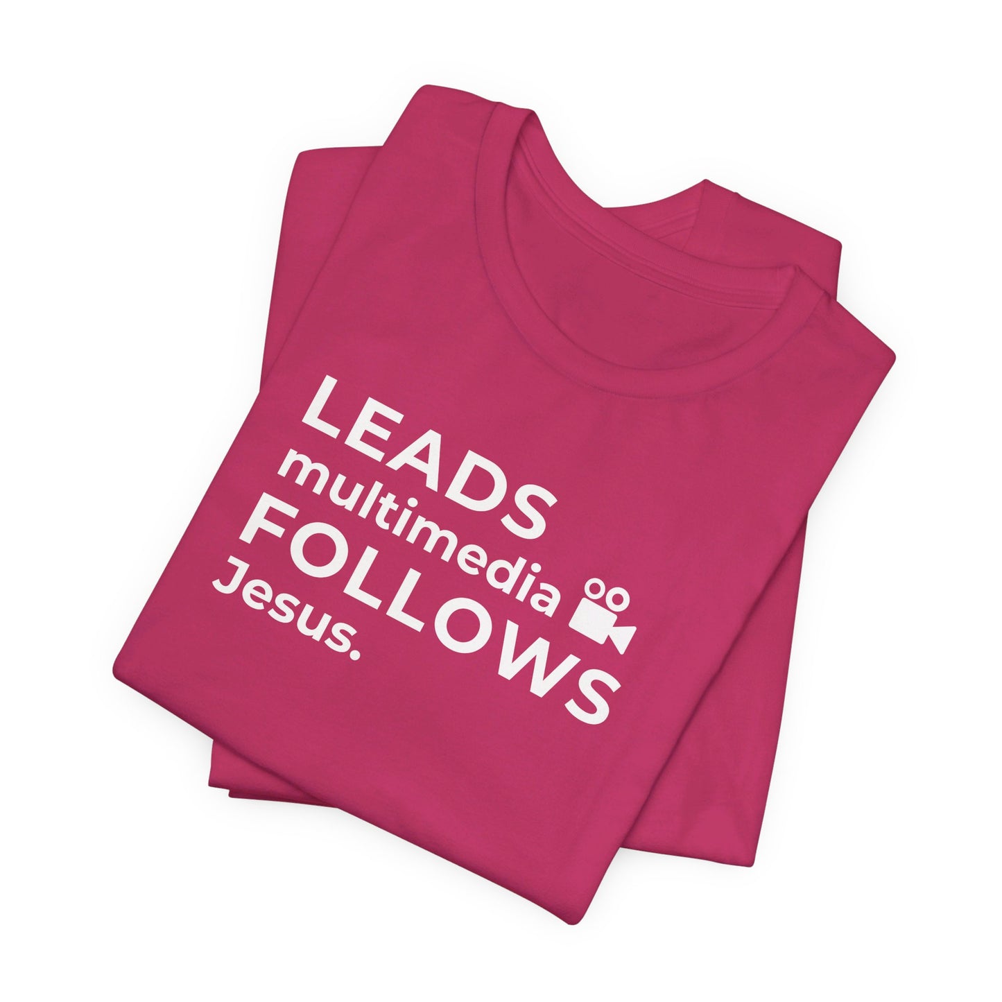 Leads Multimedia Follows Jesus | T-Shirt