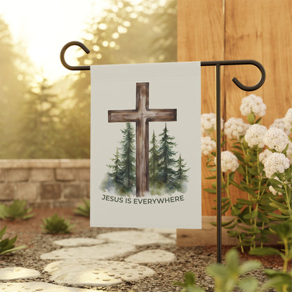 Jesus is Everywhere | Garden Flag