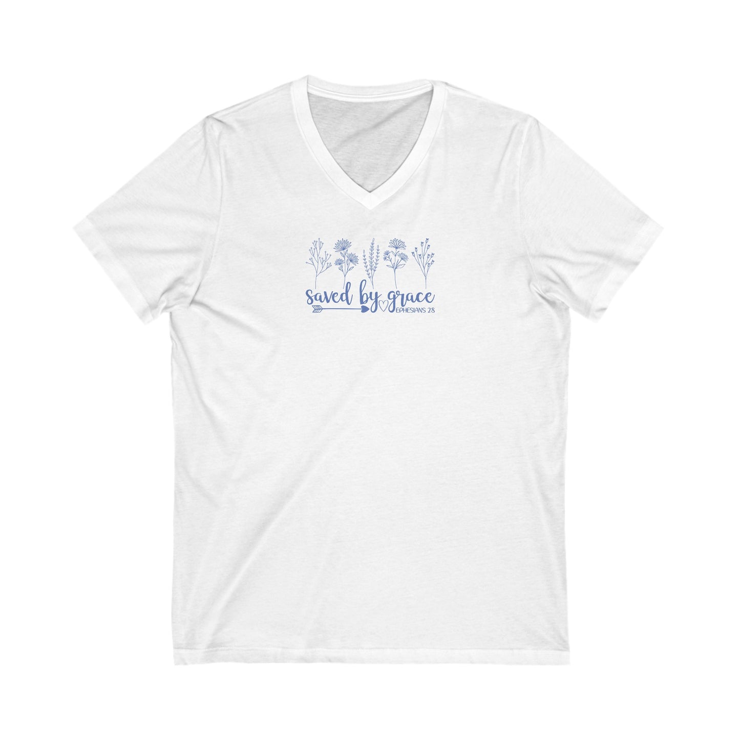 Saved by Grace | V-Neck T-Shirt