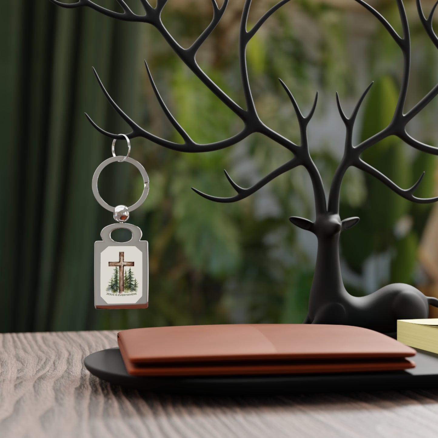 Jesus Is Everywhere (Trees) | Keyring