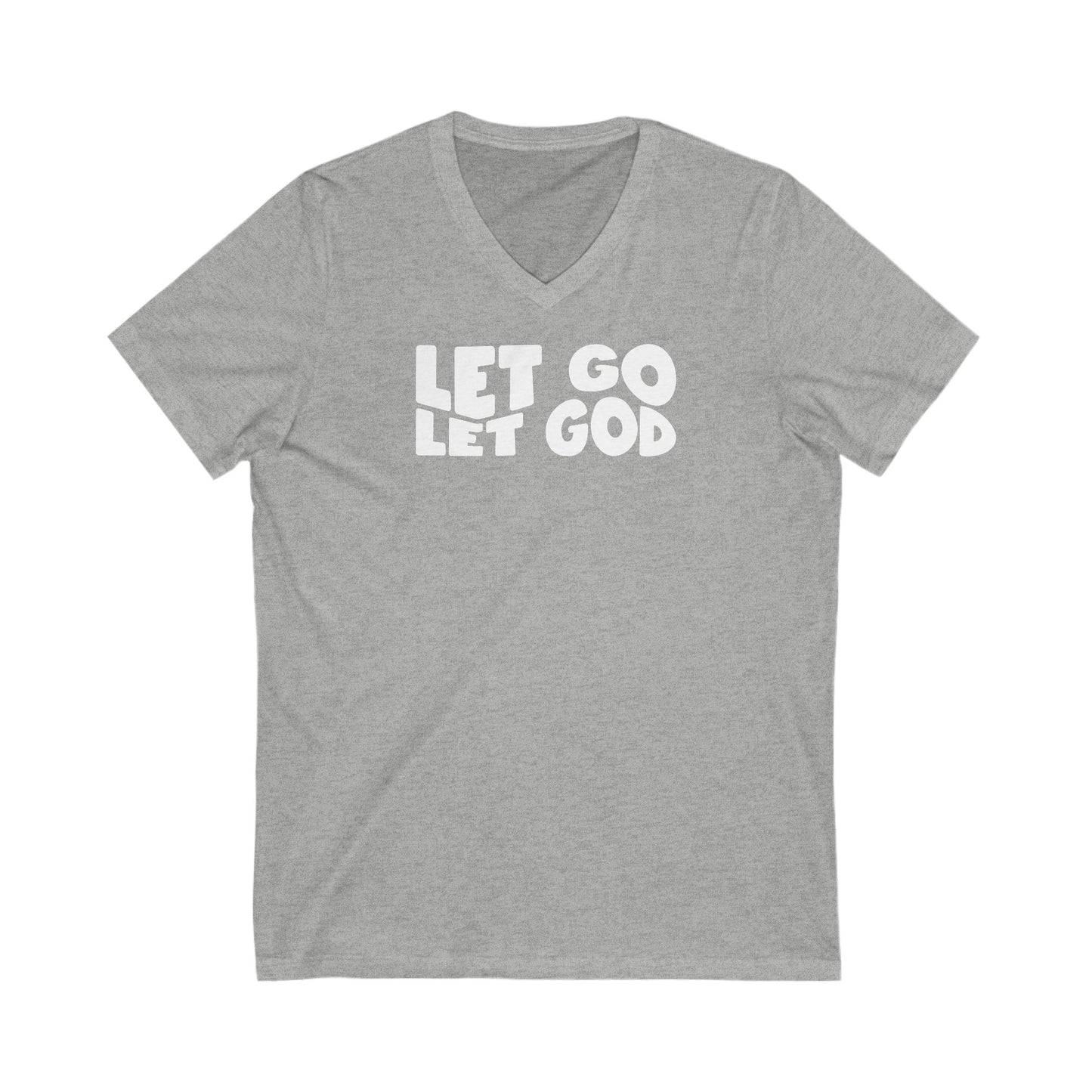 Let Go Let God | V-Neck T-Shirt