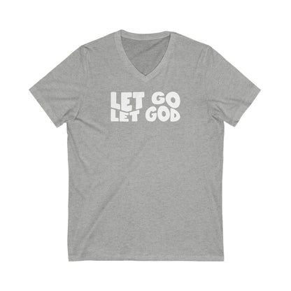 Let Go Let God | V-Neck T-Shirt