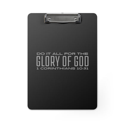 Do It All for the Glory of God | Clipboard