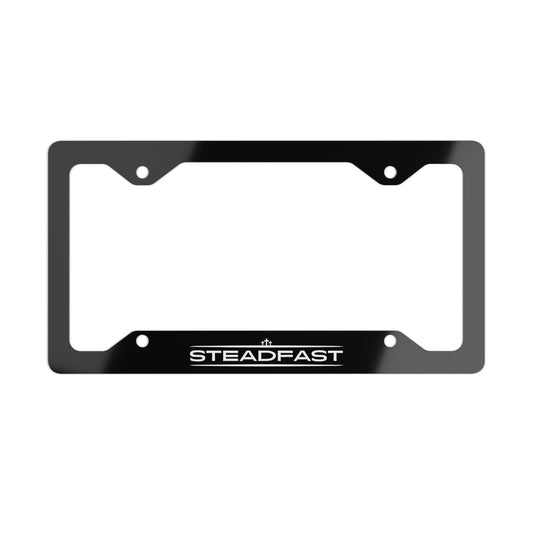 Steadfast | Metal License Plate Frame (Black)