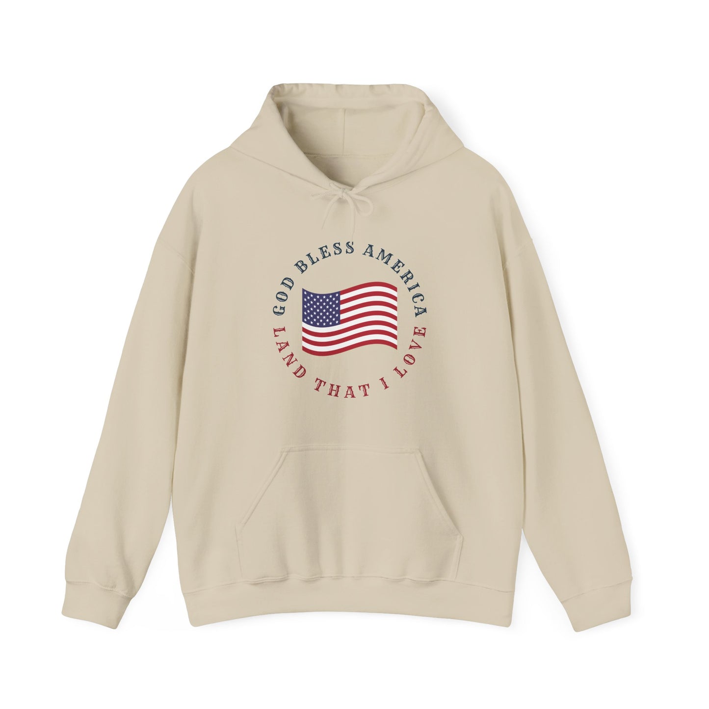 God Bless America (Round) | Hoodie