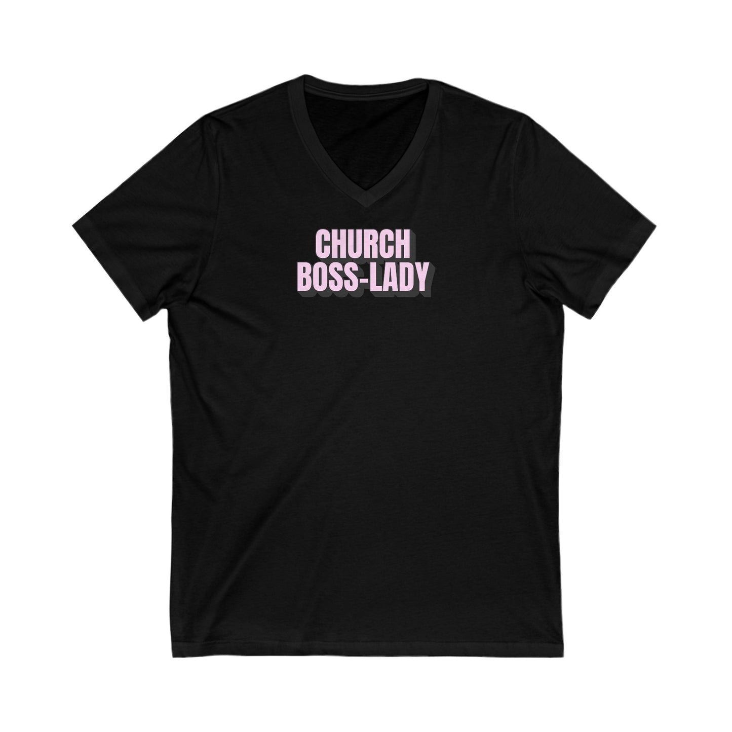 Church Boss-Lady | V-Neck T-Shirt