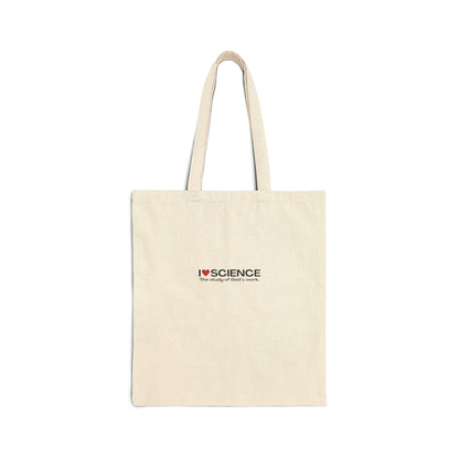 Science (Brought to you by God) | Cotton Canvas Tote