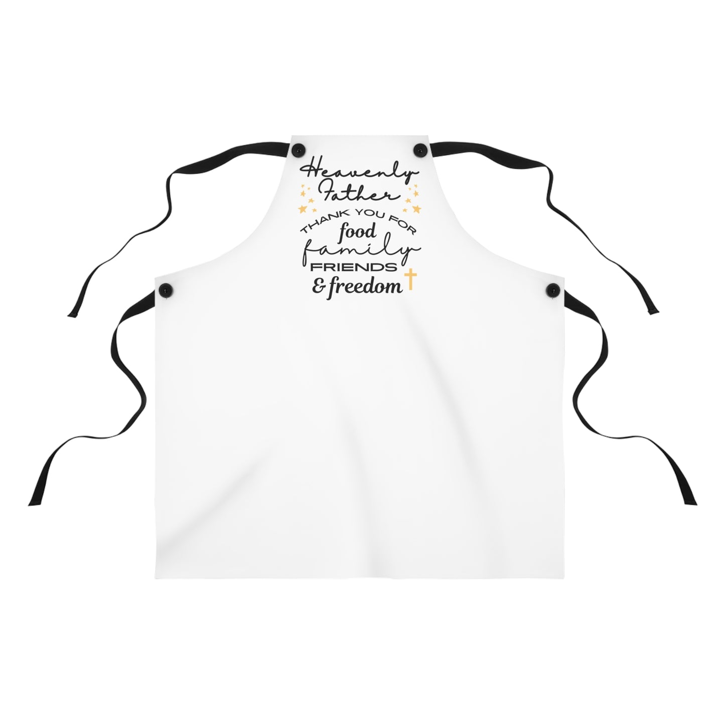 Heavenly Father Thank You (Cross) | Apron