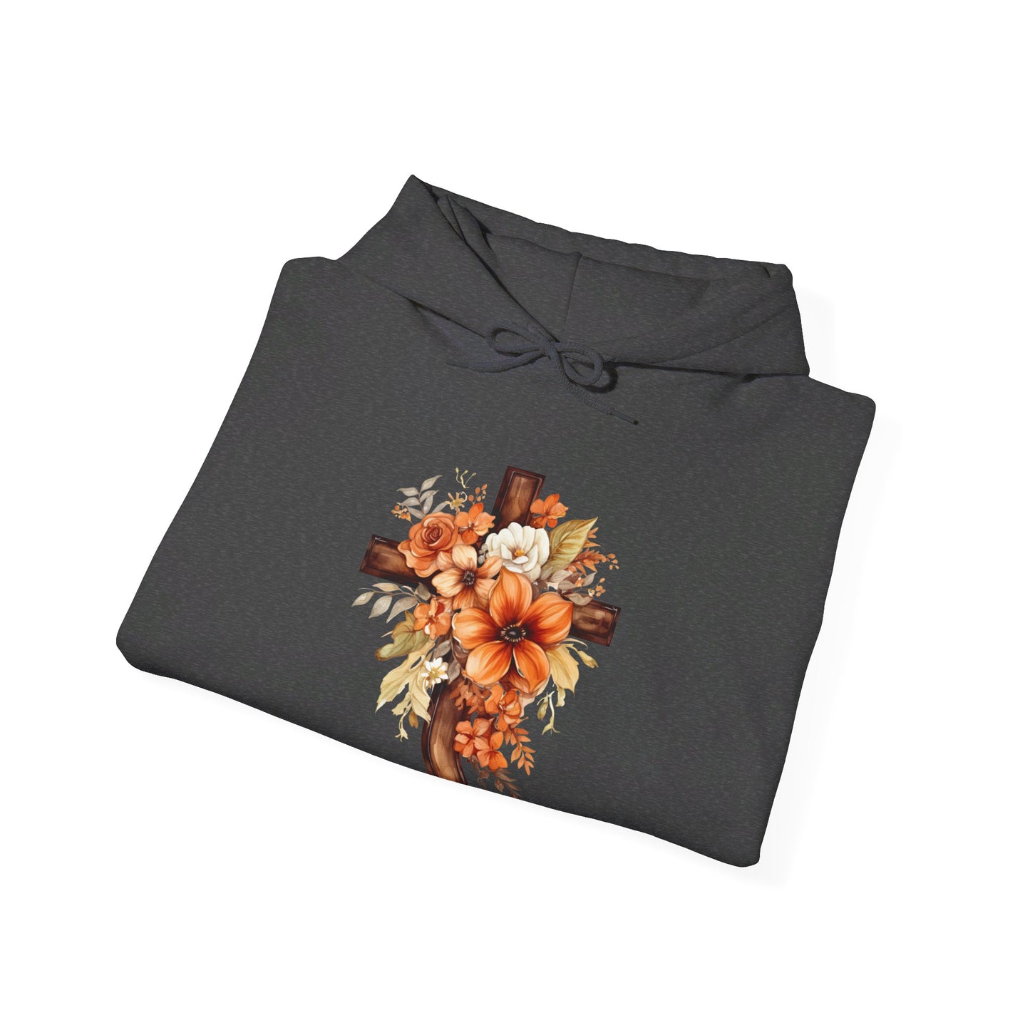 Floral Autumn Cross | Hoodie