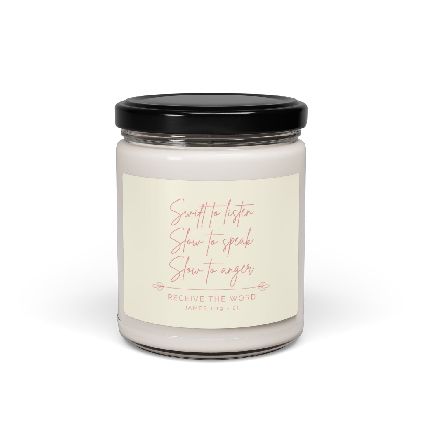 Swift to Listen, Slow to Speak (Ivory) | Soy Candle