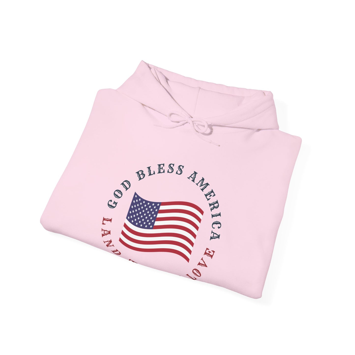 God Bless America (Round) | Hoodie