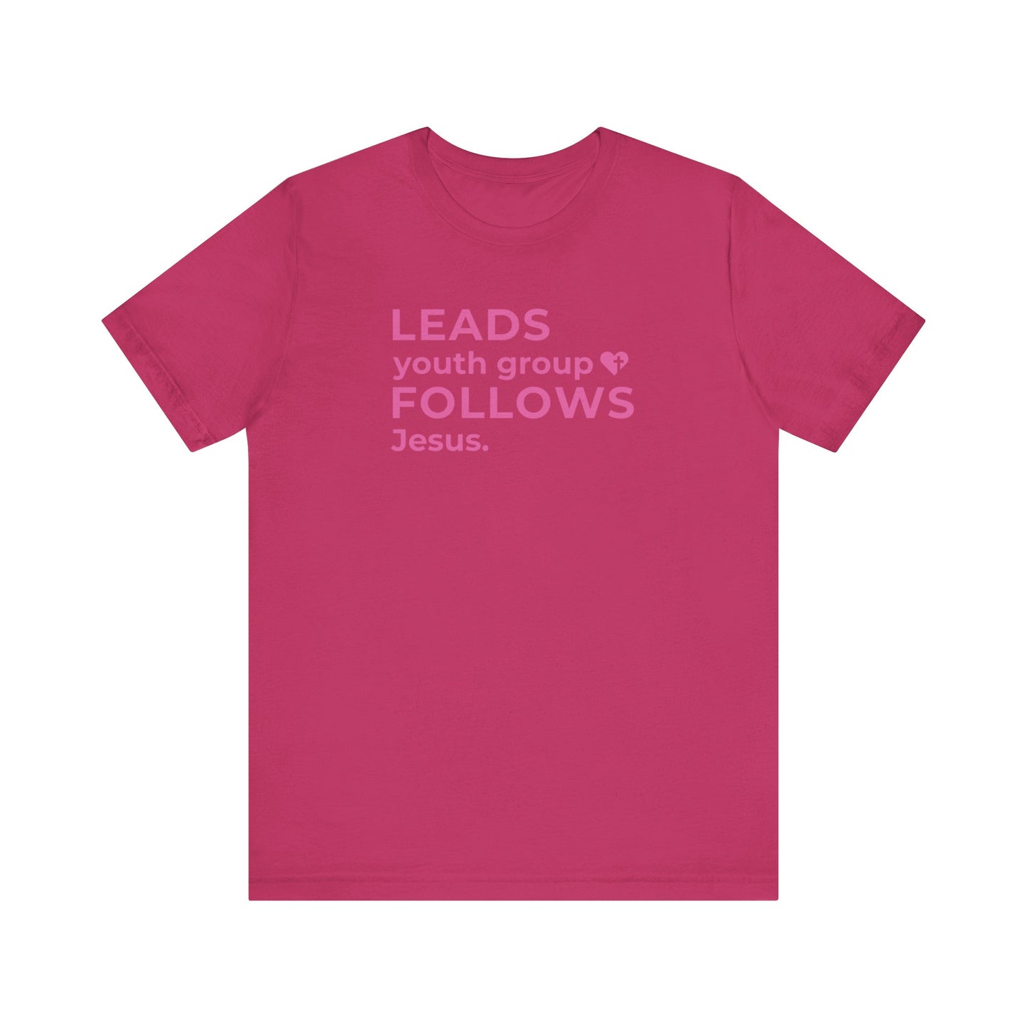 Leads Youth Group Follows Jesus | T-Shirt