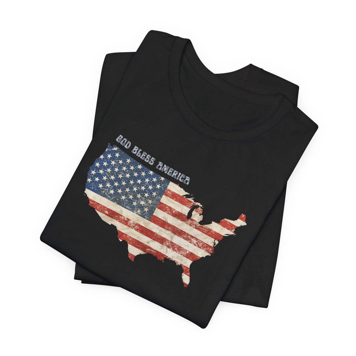 God Bless America (Rough) | T-Shirt