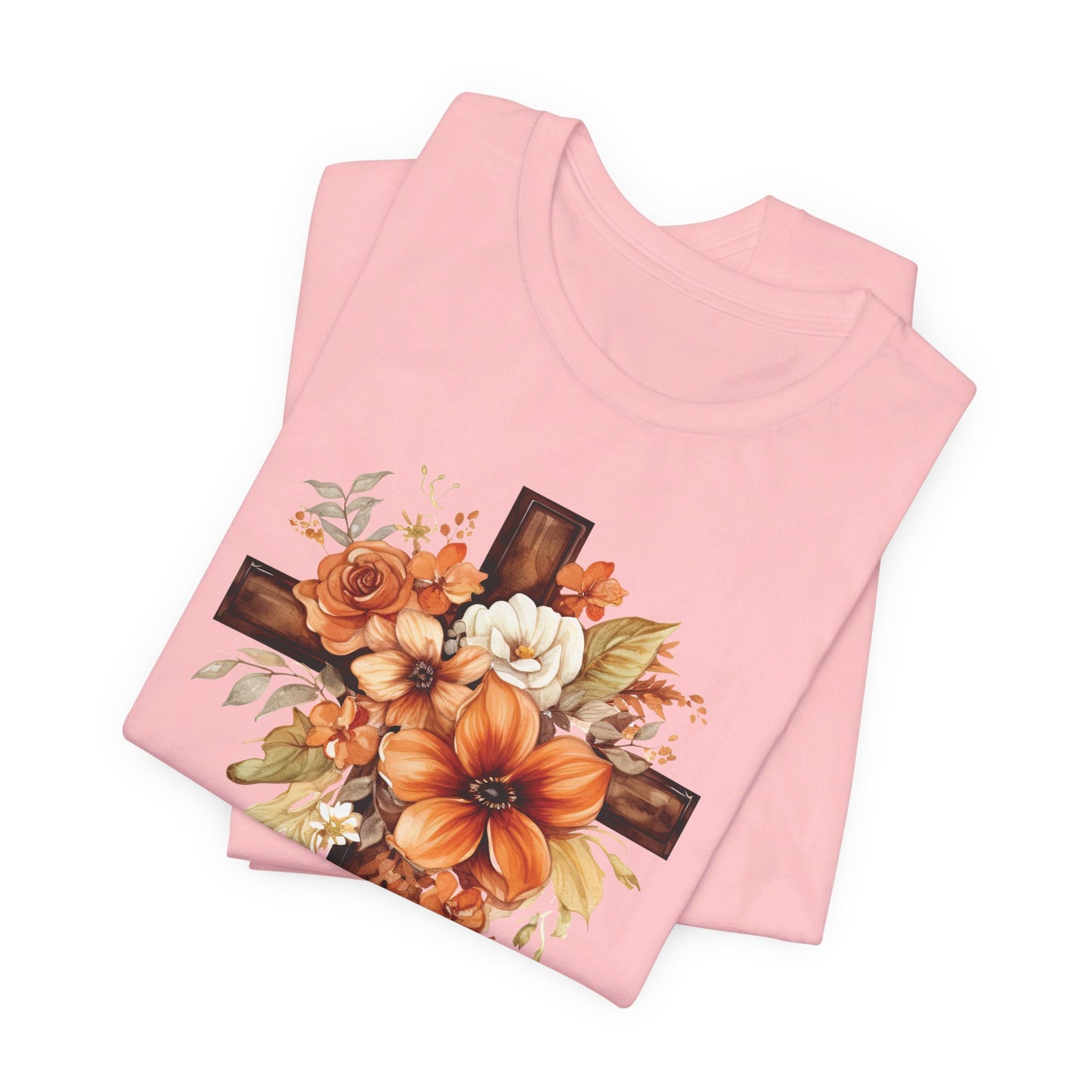 Floral Autumn Cross | T-Shirt