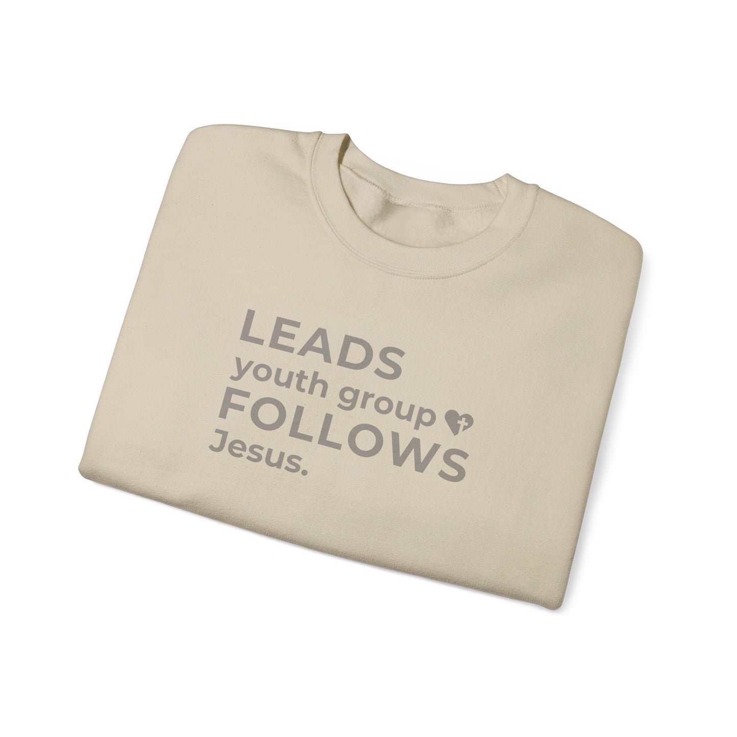 Leads Youth Group Follows Jesus | Sweatshirt